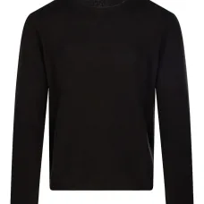 Свитер с круглым вырезом и длинными рукавами