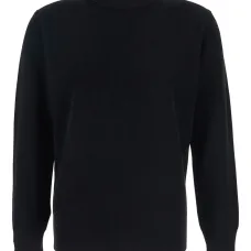 Свитер в рубчик с круглым вырезом