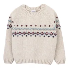 Свитер с круглым вырезом