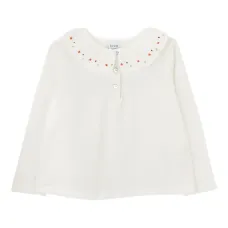 Топ Lilie с оборками и вышивкой