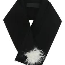 Шарф с искусственным мехом