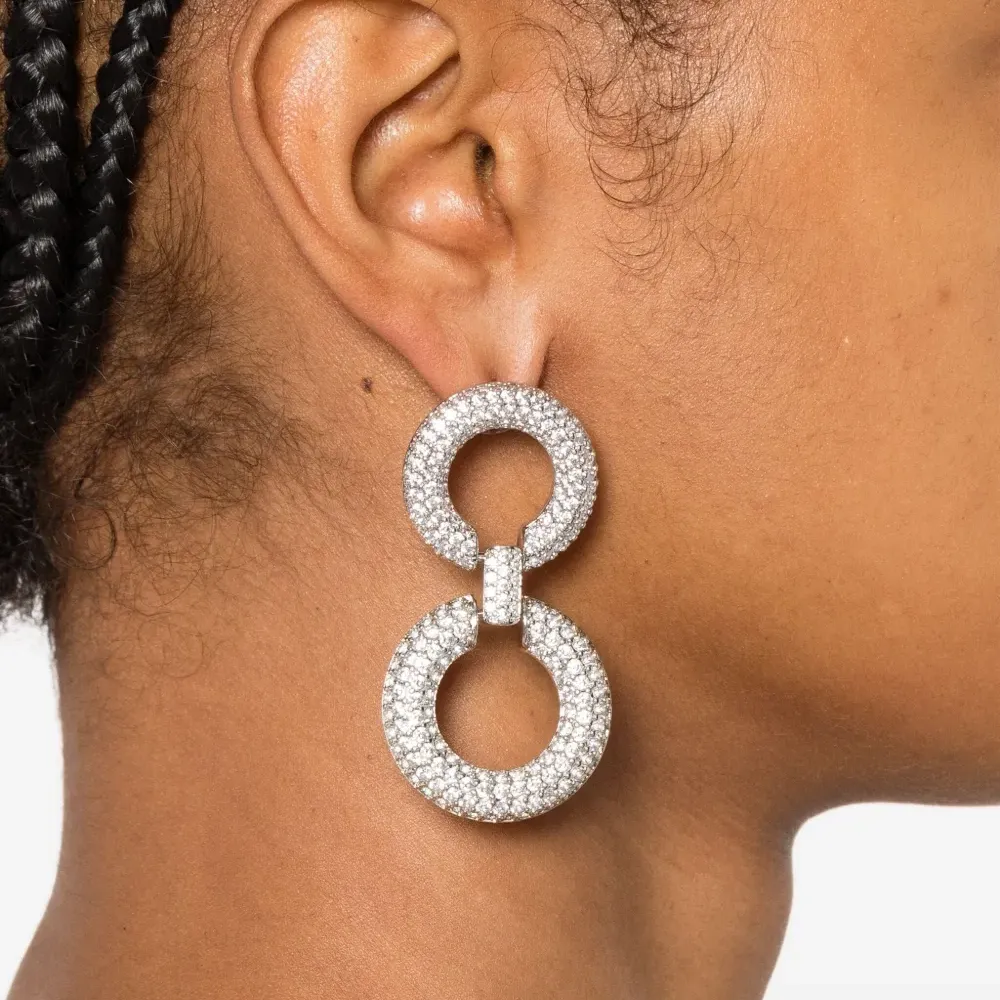 Декорированные серьги