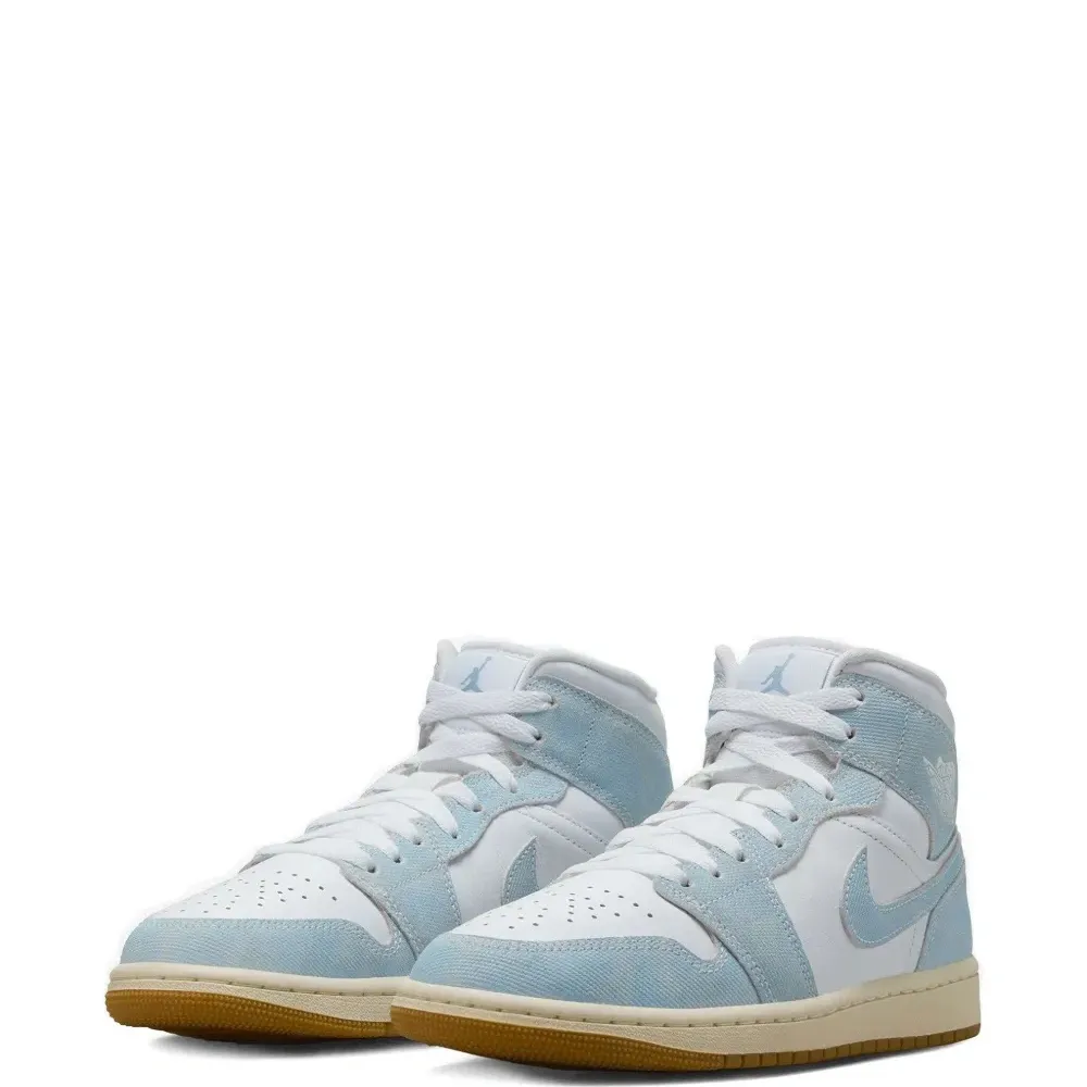 Кроссовки Air Jordan 1 Mid Denim/Gum Кроссовки Air Jordan 1 Mid Denim/Gum