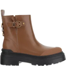 Ботинки с пряжкой и логотипом