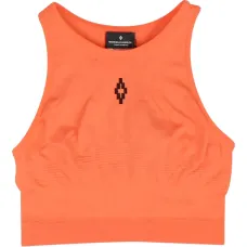 Бесшовный топ без рукавов