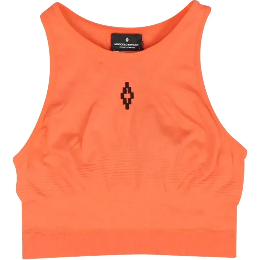 Бесшовный топ без рукавов