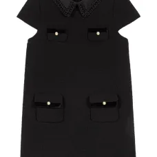 Платье мини с карманами