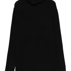 Свитер в рубчик с высоким воротником