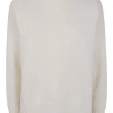 Шерстяной свитер с круглым вырезом