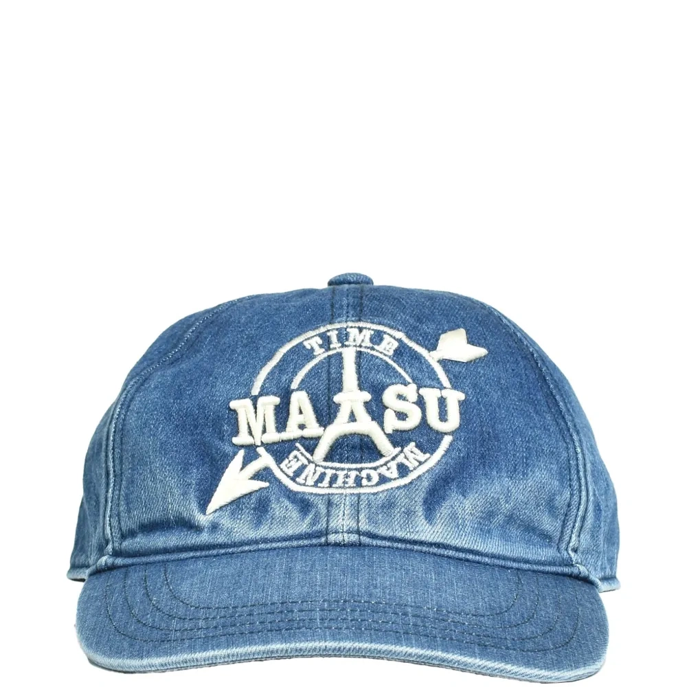 Джинсовая кепка с вышитым логотипом Джинсовая кепка с вышитым логотипом