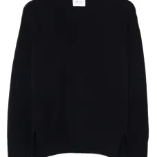 Кашемировый свитер с разрезами