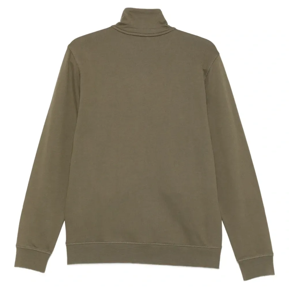 Толстовка с воротником на молнии и логотипом