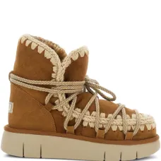 Ботинки с отделкой в технике кроше Ботинки с отделкой в технике кроше