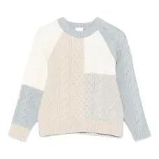 Свитер в стиле колор-блок