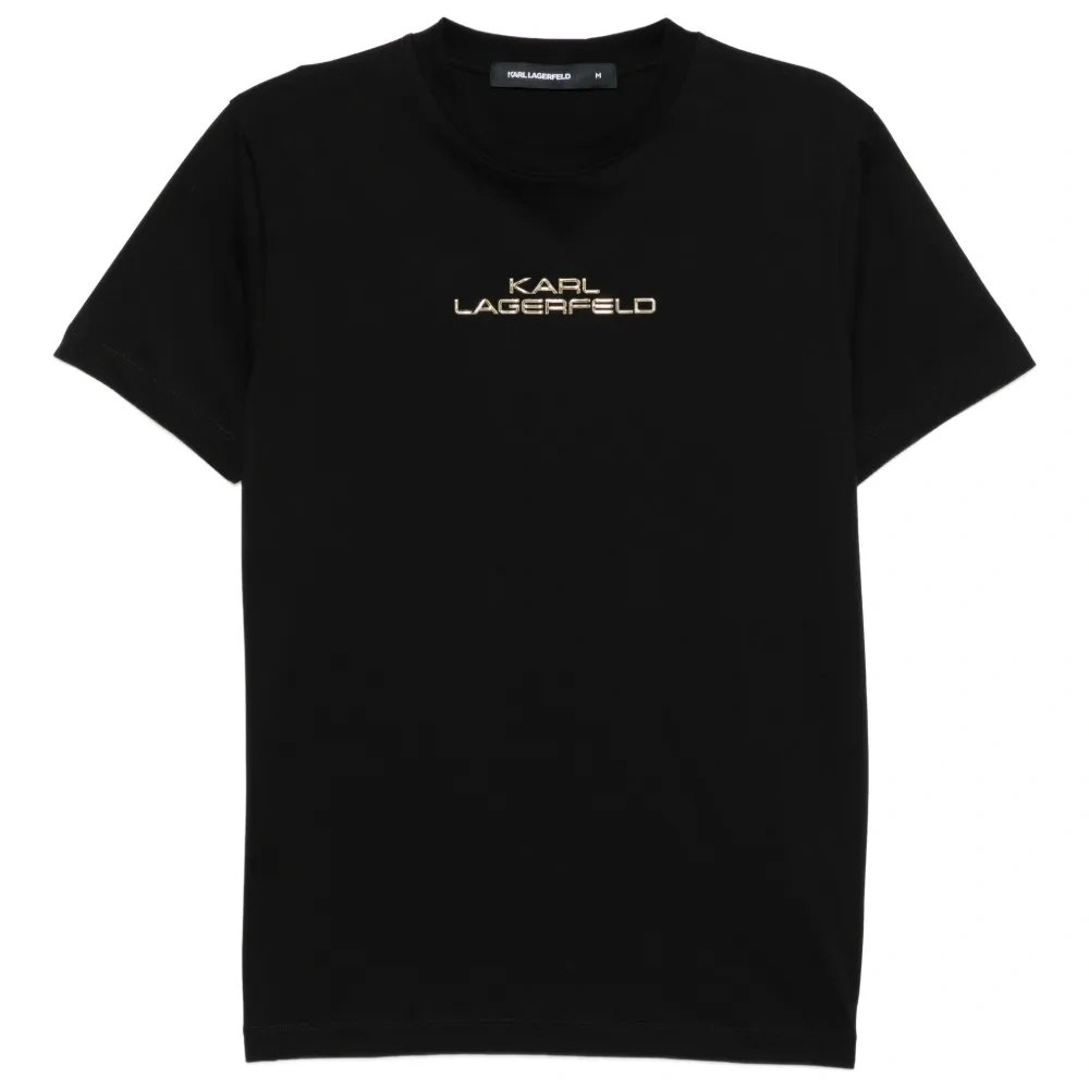 Футболка с тисненым логотипом