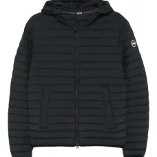 Стеганая куртка с капюшоном