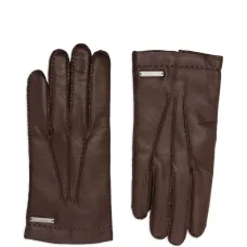 Перчатки с декоративной строчкой