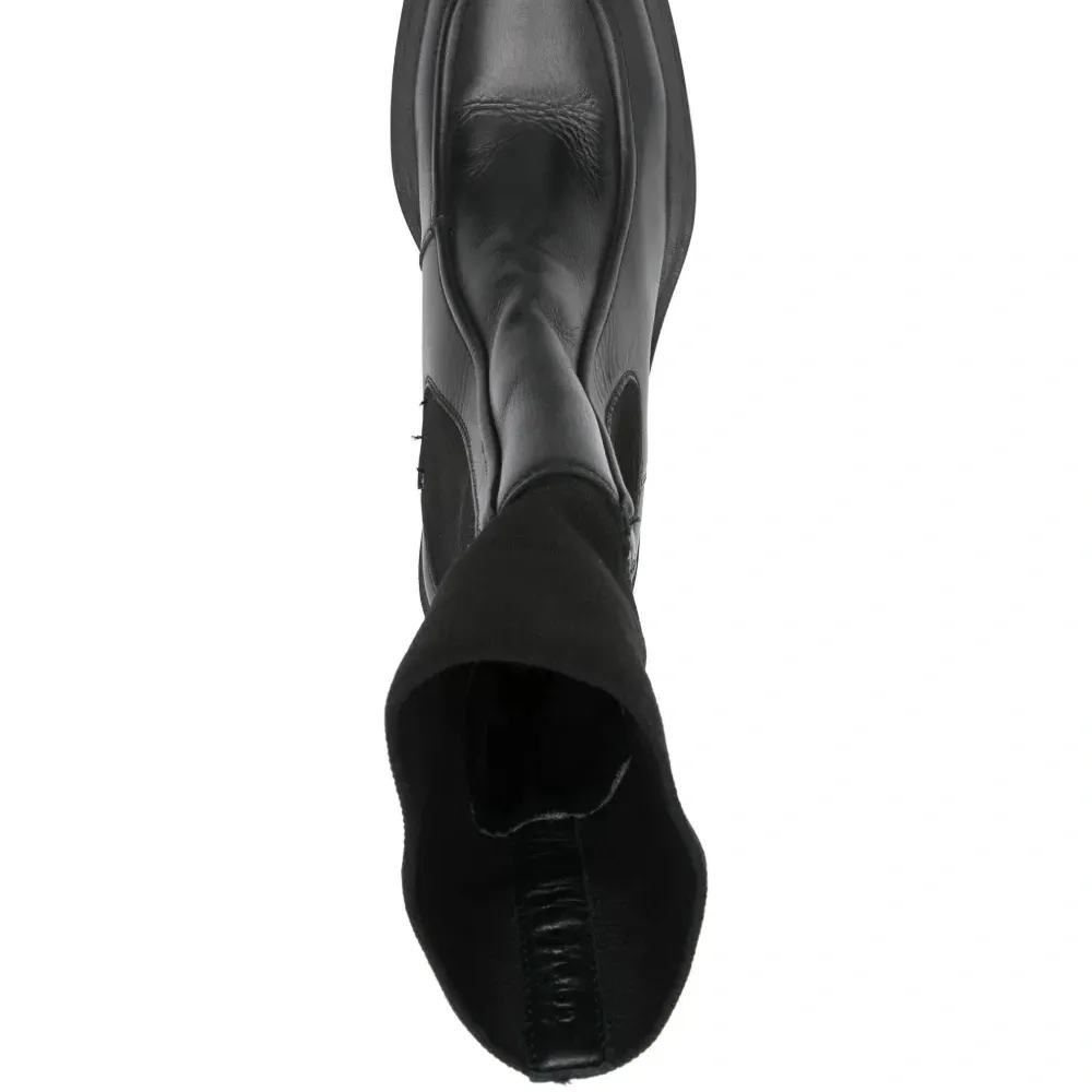 Ботильоны на блочном каблуке