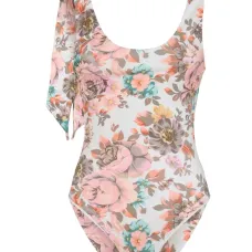 Купальник с цветочным принтом