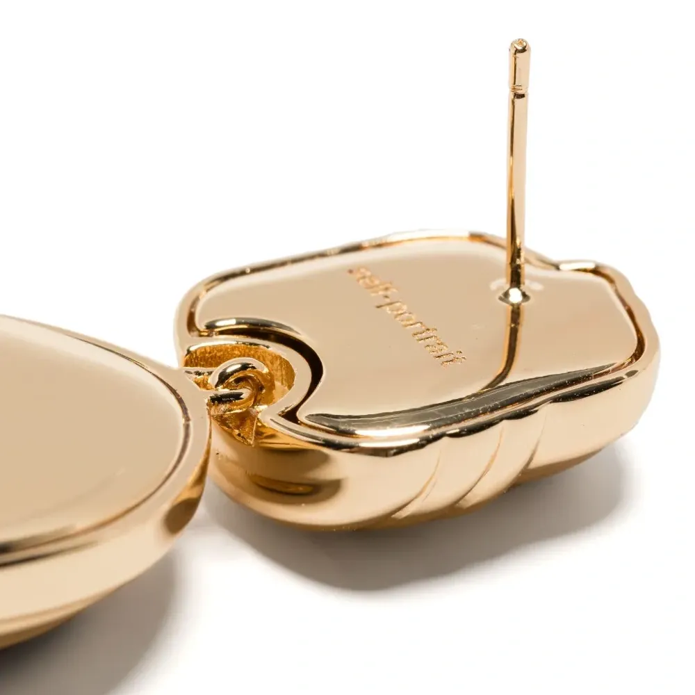 Серьги с перекрученным элементом