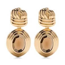 Серьги с перекрученным элементом