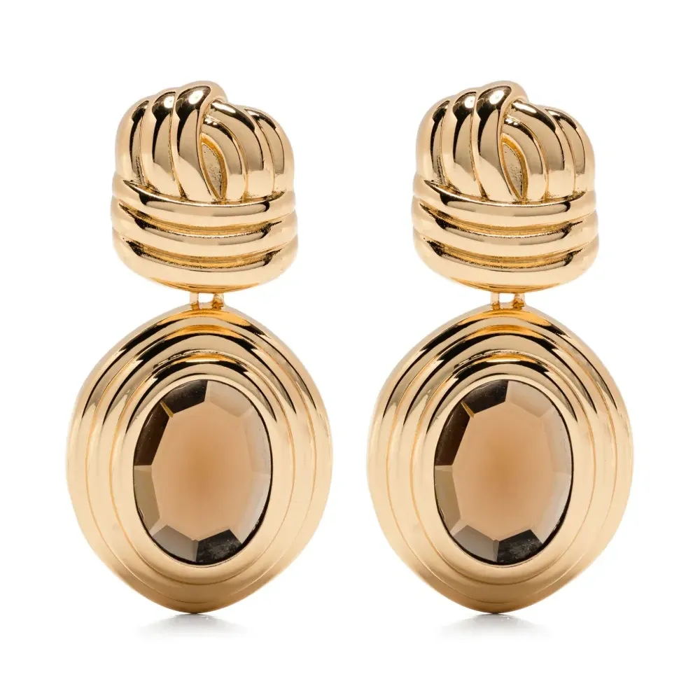 Серьги с перекрученным элементом