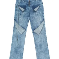 Джинсы с молниями