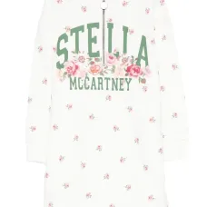 Платье на молнии с цветочным принтом