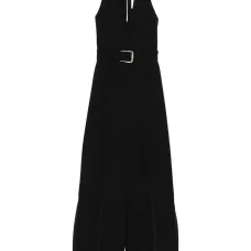 Комбинезон с V-образным вырезом и поясом Комбинезон с V-образным вырезом и поясом