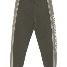 Спортивные брюки с лампасами и логотипом