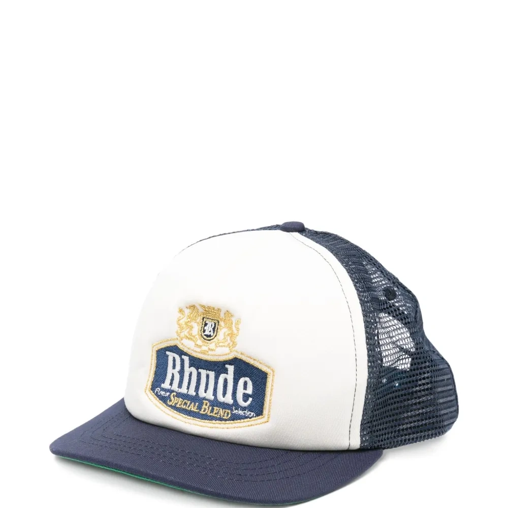 Кепка с вышитым логотипом и сетчатыми вставками