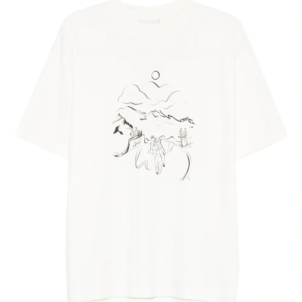 Футболка с принтом