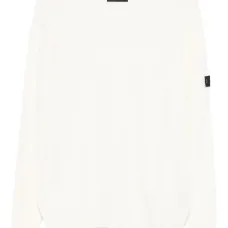 Свитер из смесового хлопка с нашивкой-логотипом