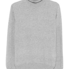 Кашемировый свитер с высоким воротником