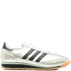 Кроссовки SL 72 OG из металлизированной кожи с тремя полосками