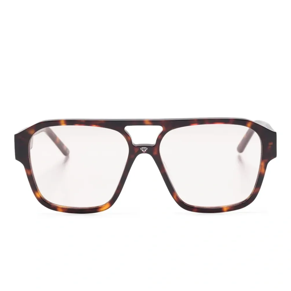 Очки в прямоугольной оправе черепаховой расцветки