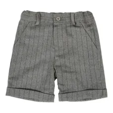 Полосатые шорты с манжетами