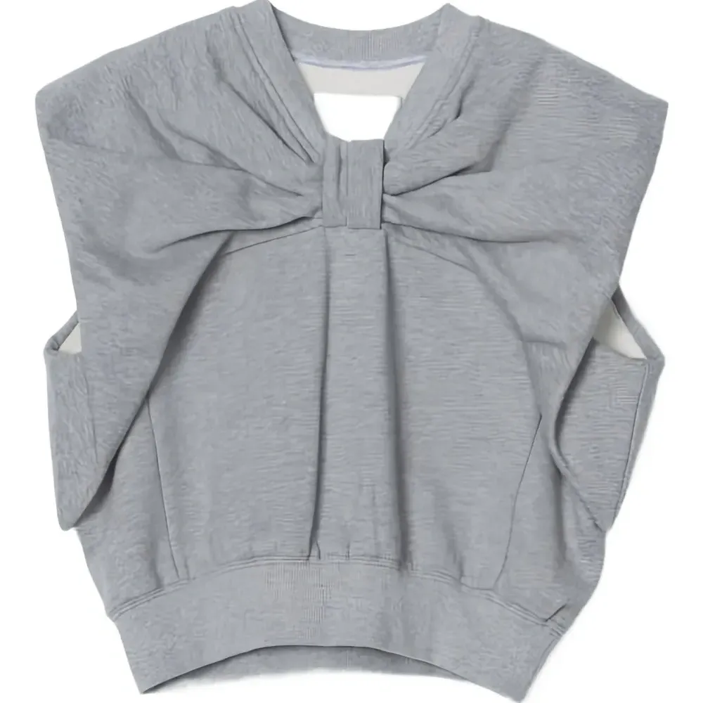 Майка с украшением в виде банта