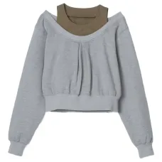 Толстовка с вырезом