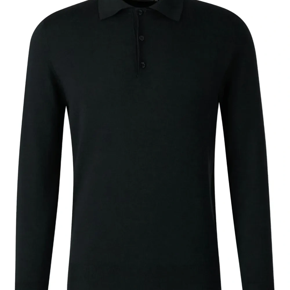 Свитер с воротником поло