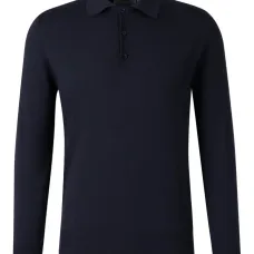 Свитер с воротником поло