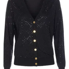 Декорированный кардиган с узором Декорированный кардиган с узором