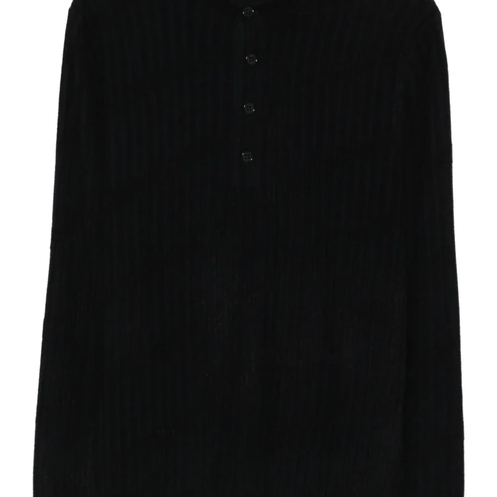 Свитер Henley в рубчик