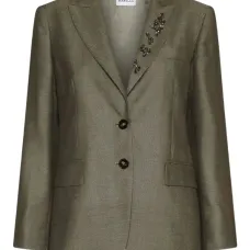 Декорированный однобортный пиджак Декорированный однобортный пиджак