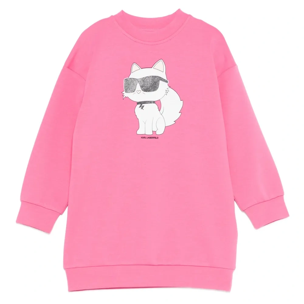 Платье-толстовка с принтом