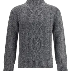 Свитер фактурной вязки