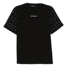 Футболка из букле с вышитым логотипом