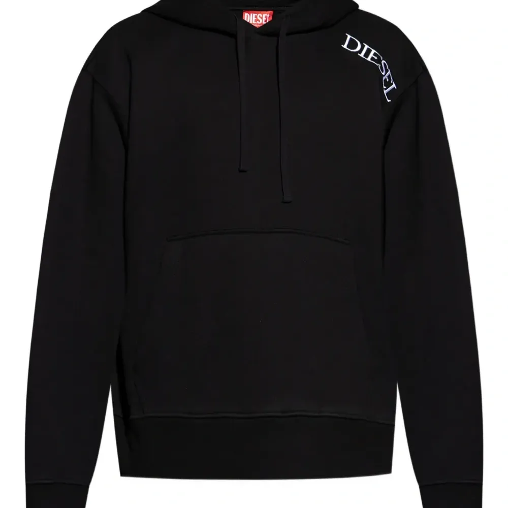 Толстовка с капюшоном и вышитым логотипом