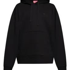 Толстовка с капюшоном и вышитым логотипом