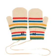 Полосатые варежки